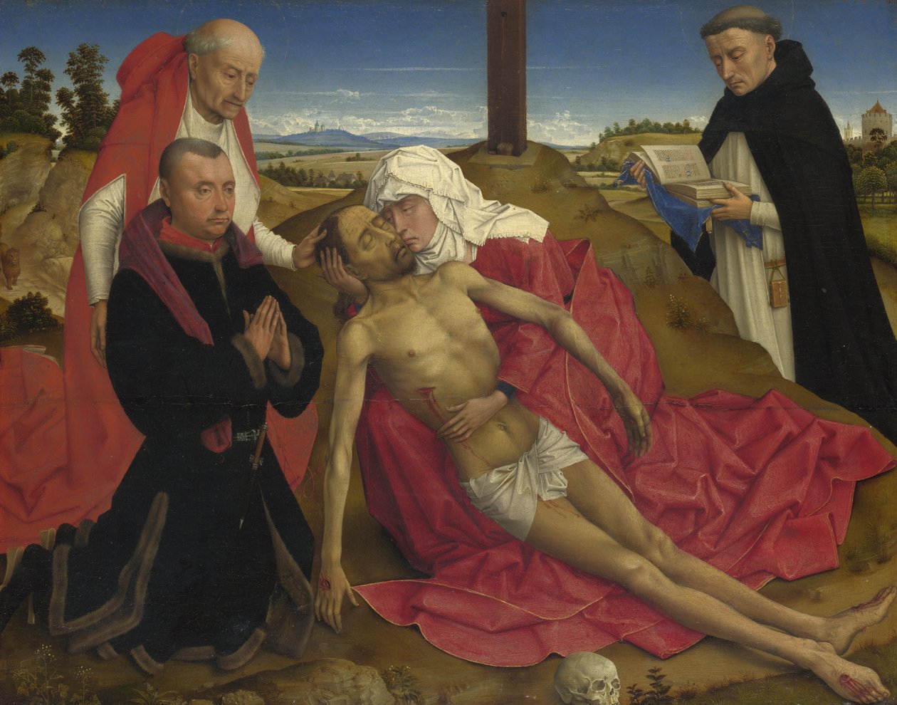 Pietà, noin 1465 tekijältä Rogier van der, Weyden