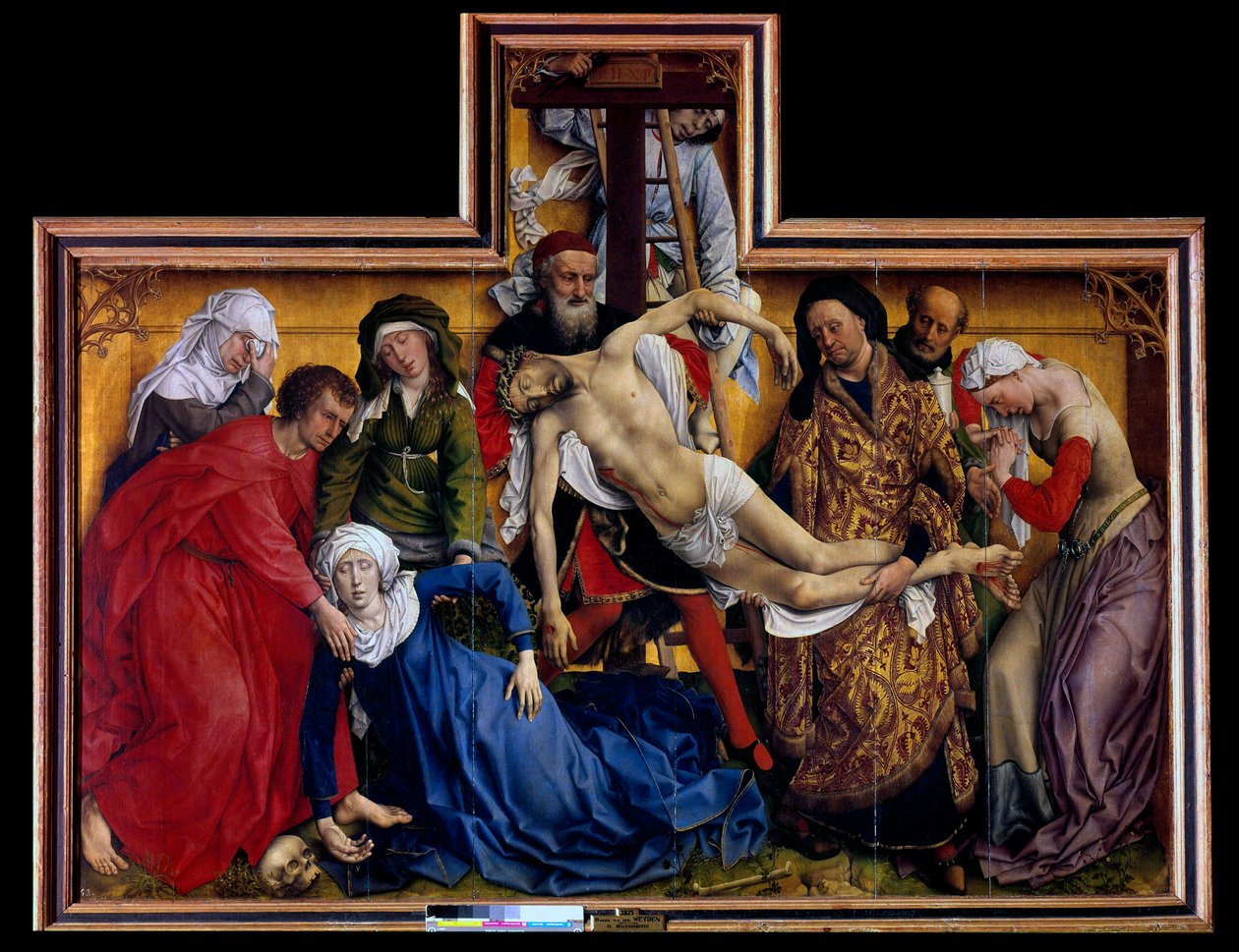 Pieta . Laskeutuminen tai laskeutuminen ristiltä tekijältä Rogier van der Weyden