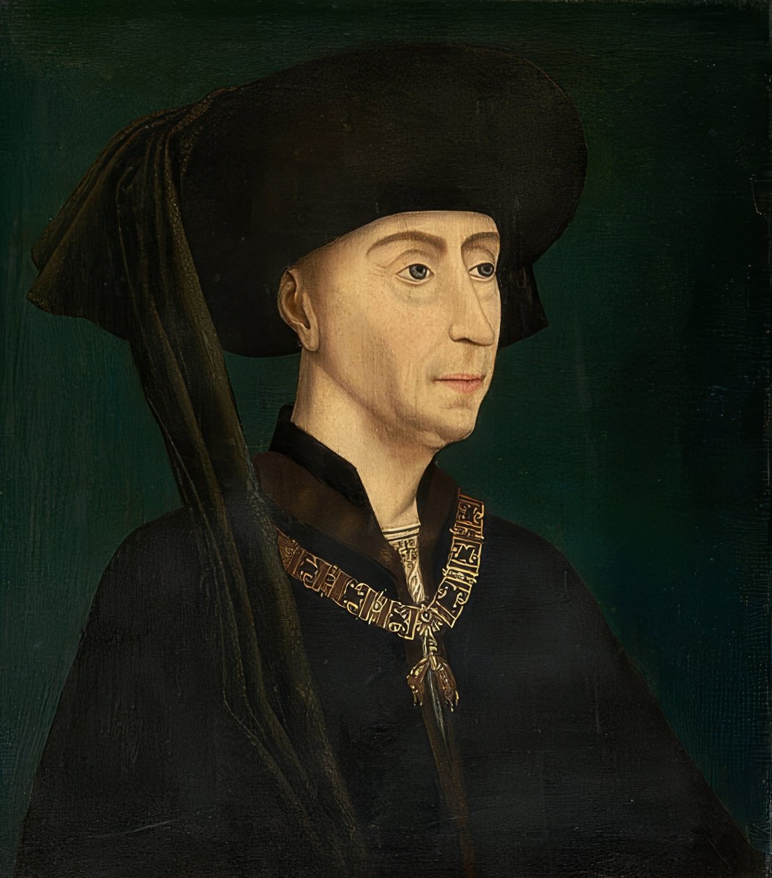 Muotokuva Philip Hyvästä, Burgundin herttuasta (1396-1467) tekijältä Rogier van der Weyden