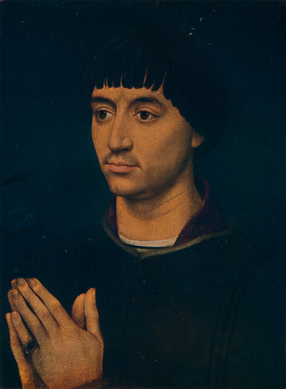 Jean Grosin muotokuva, c1460 tekijältä Rogier van der Weyden