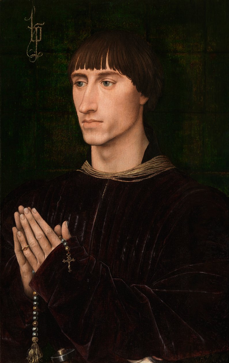 Philippe de Croÿn muotokuva (öljy paneelille) (pari numeroon 471141) tekijältä Rogier van der Weyden