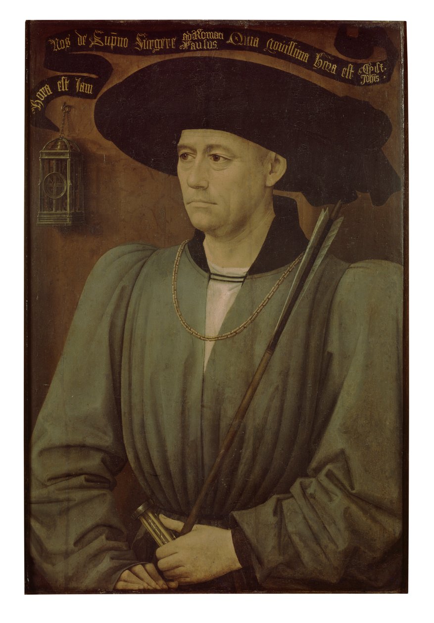 Turnauksen tuomarin muotokuva (öljy paneelissa) tekijältä Rogier van der Weyden