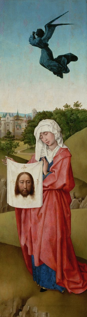 Pyhä Veronica Ristiinnaulitsemisen triptyykki, n. 1440 tekijältä Rogier van der Weyden
