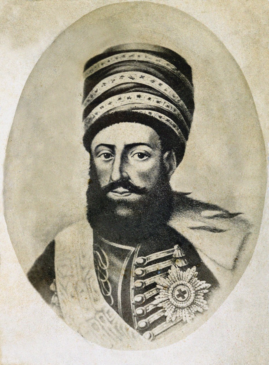 Georgian kuningas Heraclius II 1720-1798, 1800-luvun toinen puoli tekijältä Roinov