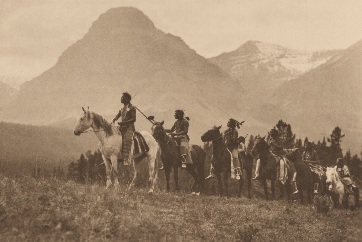 The Pass Finders, Piegan, Montana,1913 (kuva) tekijältä Roland W. Reed