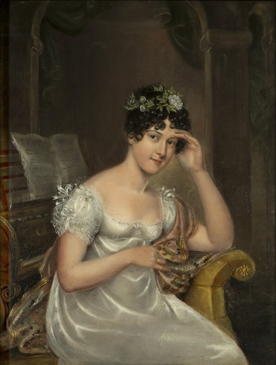 Omakuva, n. 1814 (öljy kankaalle) tekijältä Rolinda Sharples