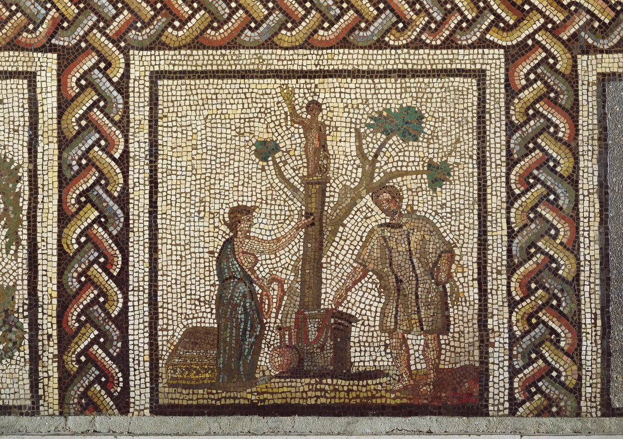 Uhri Ceresille, Saint-Romain-en-Gal (mosaiikki) tekijältä Roman