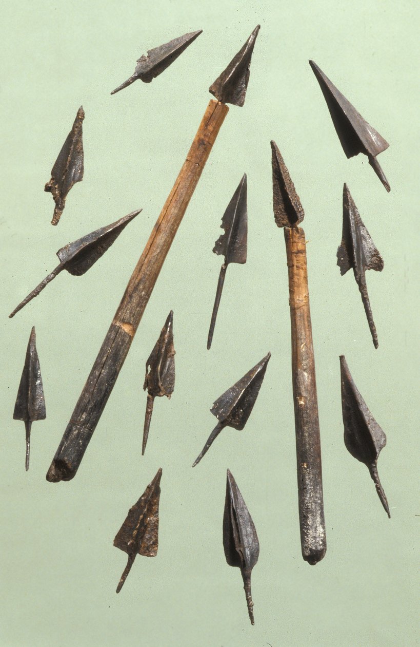 Tel Masadasta löytyi nuolenpäitä (puuta ja metallia) tekijältä Roman