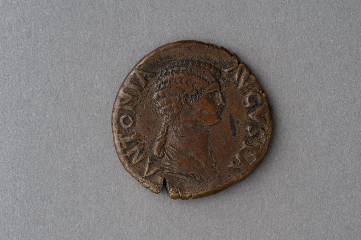 Antonian kolikkona (pronssi) tekijältä Roman