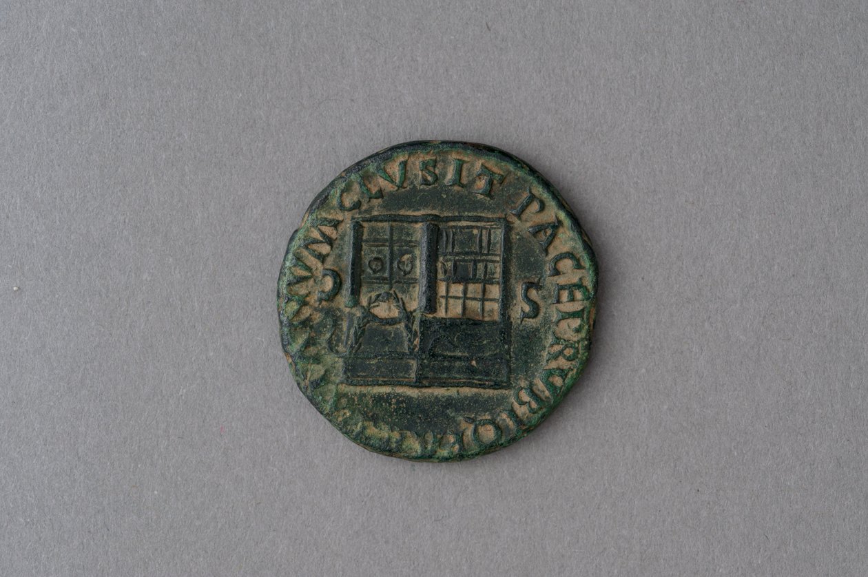 Neron kolikkona (pronssi) tekijältä Roman