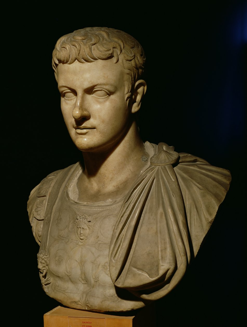 Caligulan rintakuva (12-41 jKr) tekijältä Roman