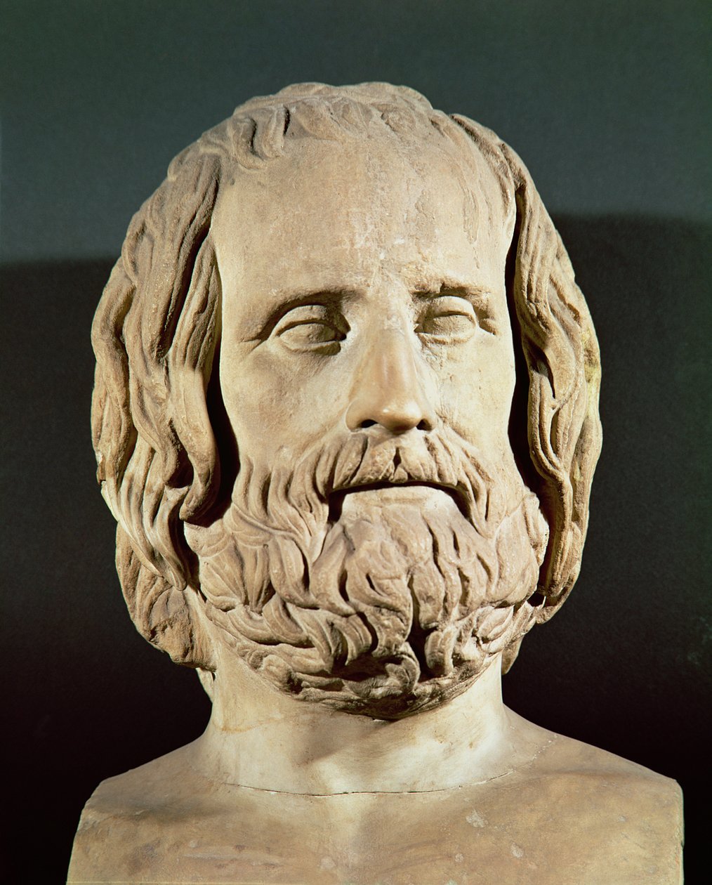Euripideksen rintakuva (n. 480-406 eKr.) tekijältä Roman