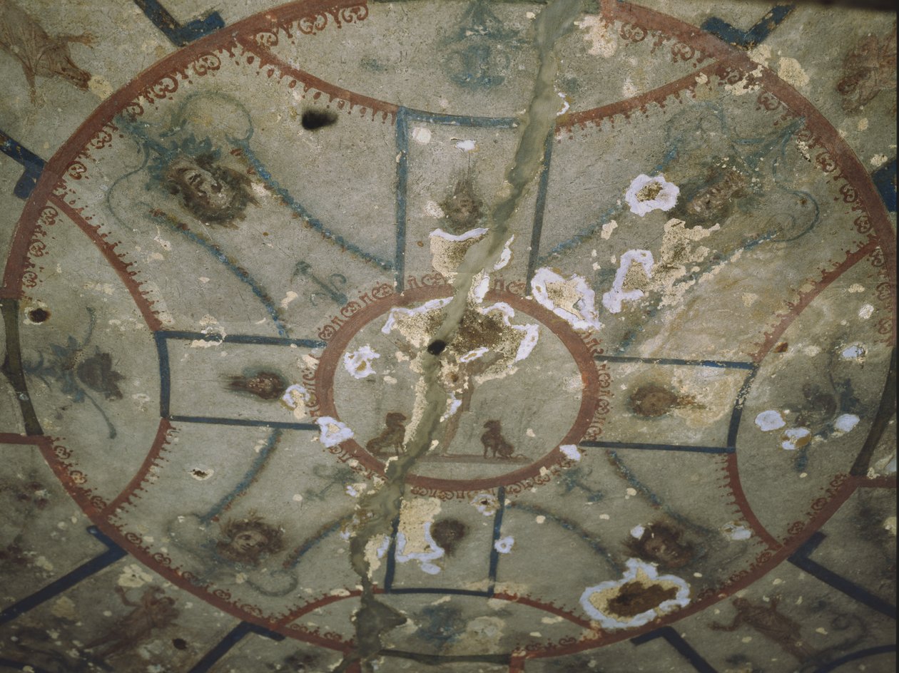 Hyvän Paimenen kappelin katto, San Calliston katakombit, Rooma. tekijältä Roman