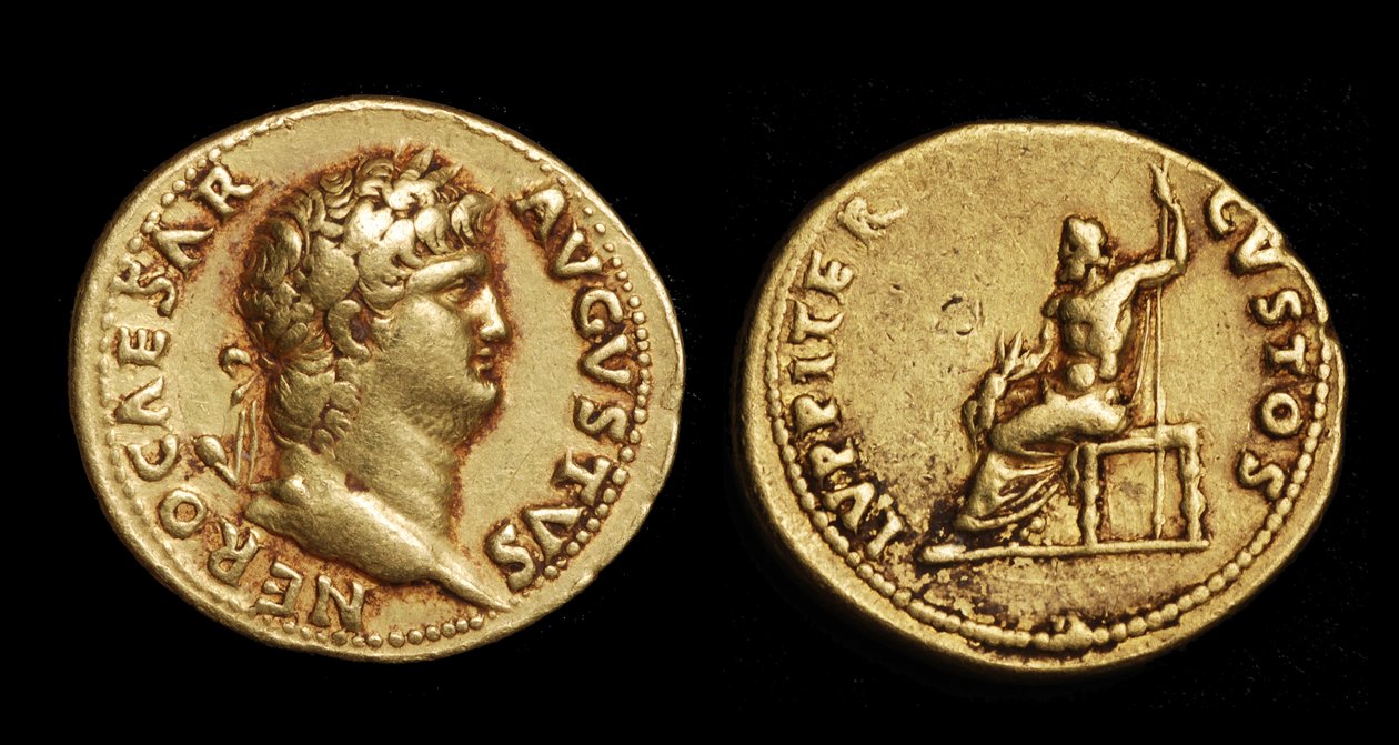 Keisari Neron kolikot (metalli) tekijältä Roman