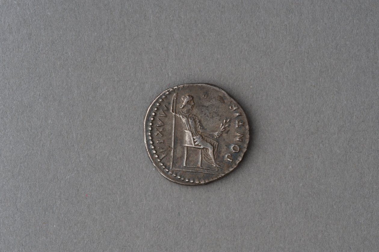 Tiberiuksen Denarius (hopea) tekijältä Roman