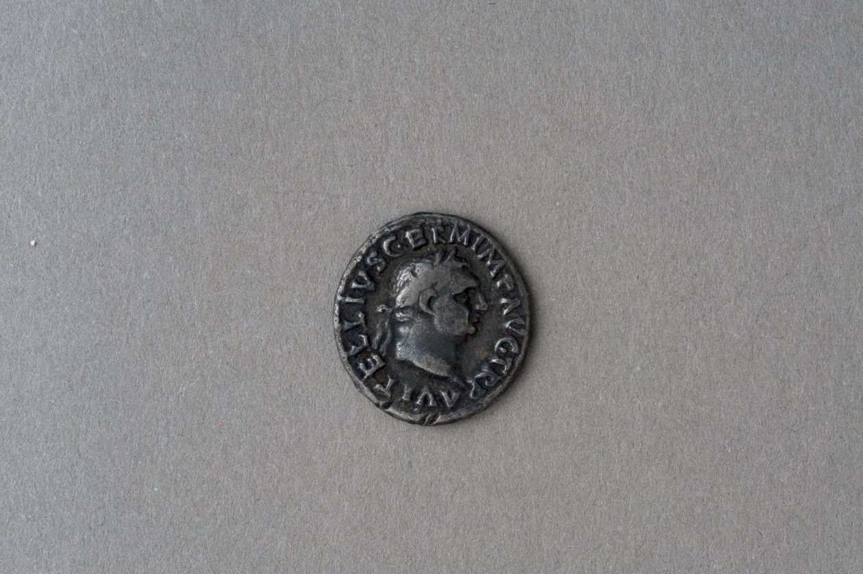 Denarius of Vitellius (hopea) tekijältä Roman