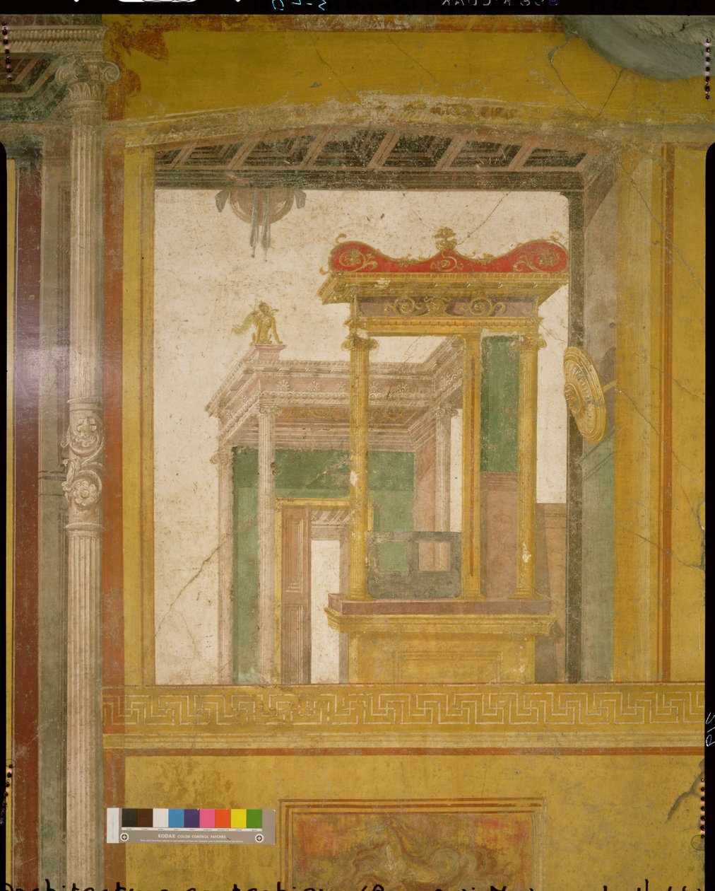 Fantastinen arkkitehtuuri Casa dei Vettiistä (Vettien talo) n. 50-79 jKr. tekijältä Roman