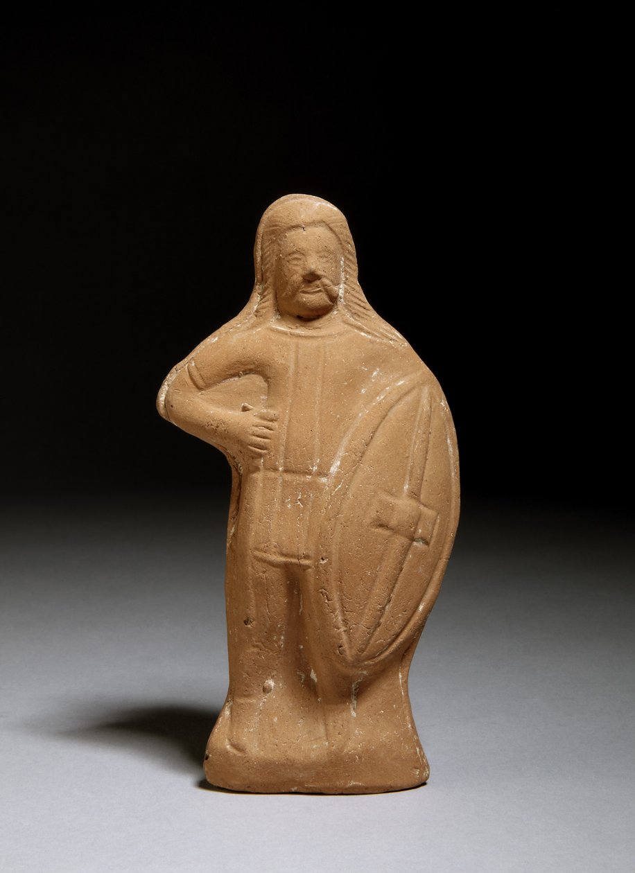 Barbaarin hahmo (terrakotta) tekijältä Roman