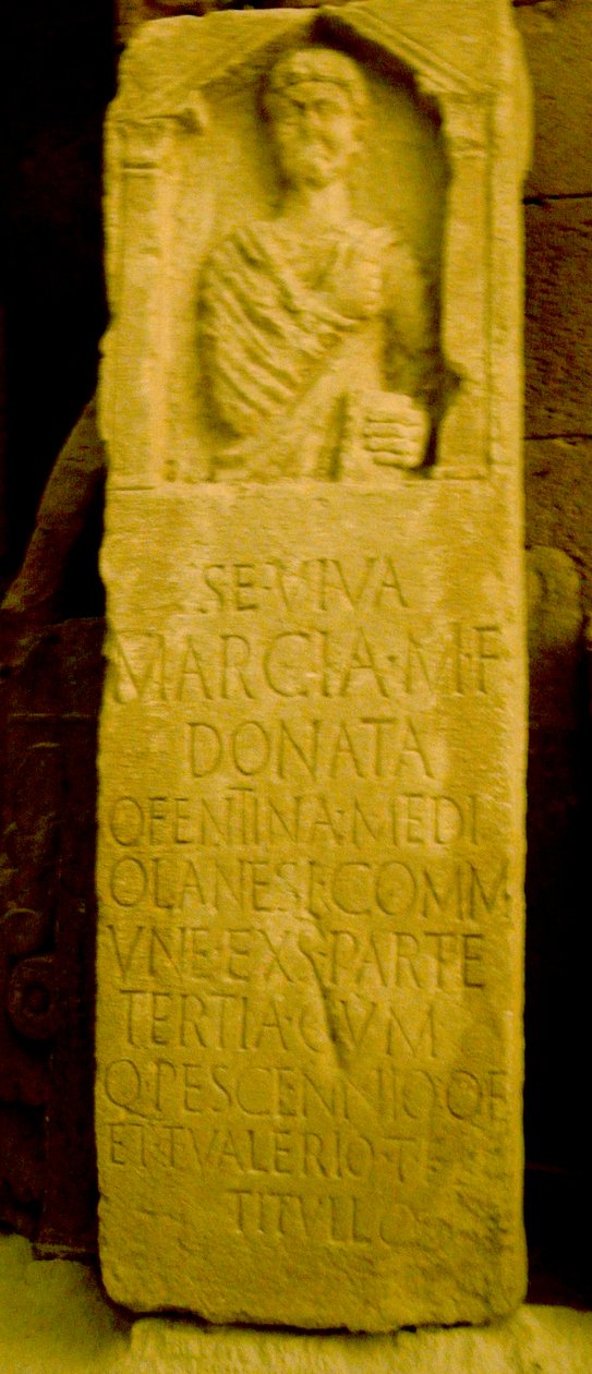 Hautamuistomerkki, noin 1. vuosisata tekijältä Roman