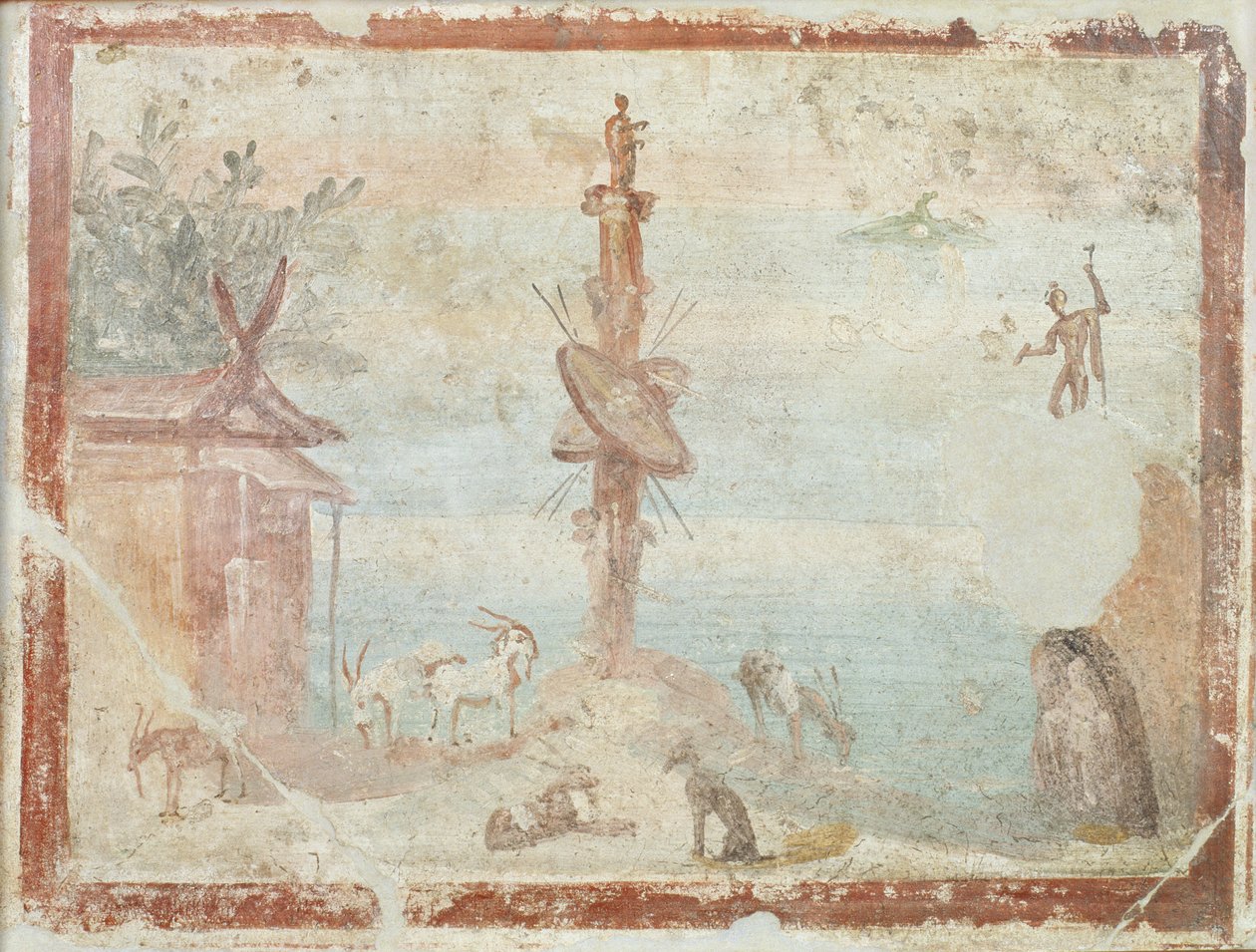Idyllinen maisema, Pompei tekijältä Roman
