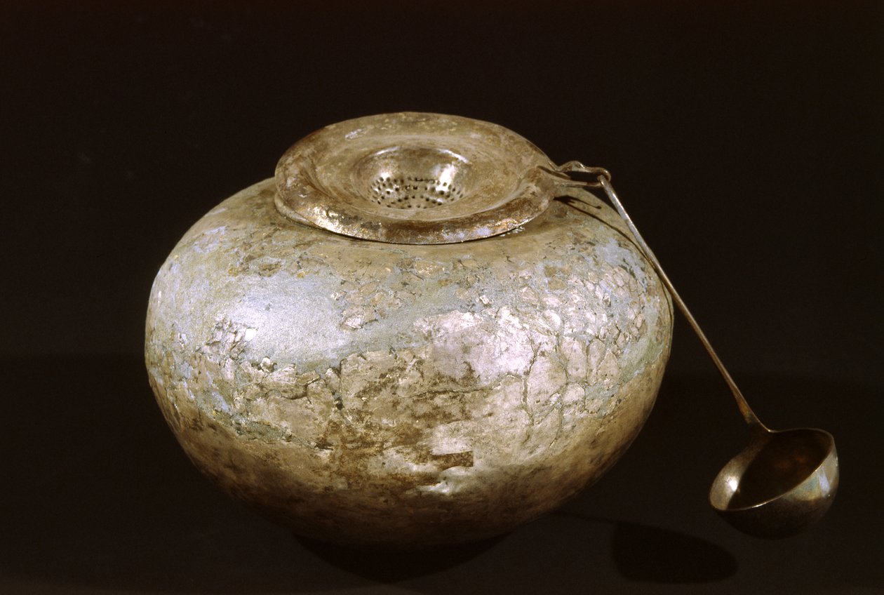 "Labete" kauhalla, Bernardini di Palestrinan haudasta (hopea) tekijältä Roman