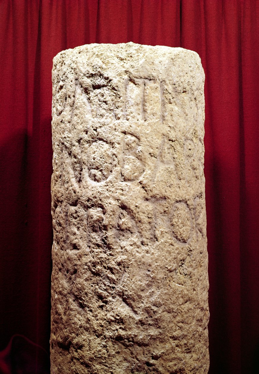 Rooman Narbonnen perustajan Domitius Ahenobarbusin sotilaspylväs, 121 eaa. tekijältä Roman