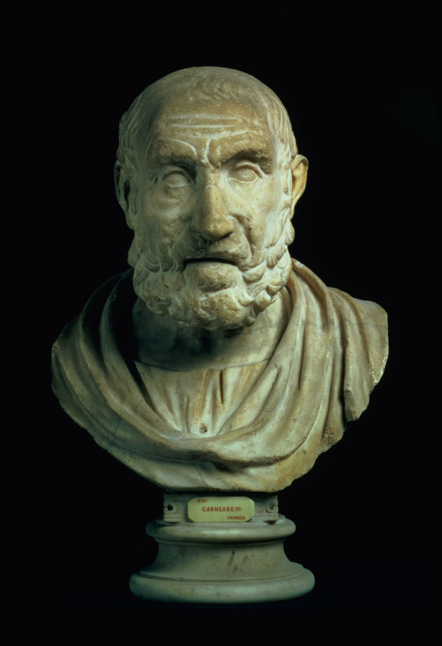 Miehen muotokuva, kopio kreikkalaisen 4. vuosisadan eKr. alkuperäisen (marmori) mukaan tekijältä Roman