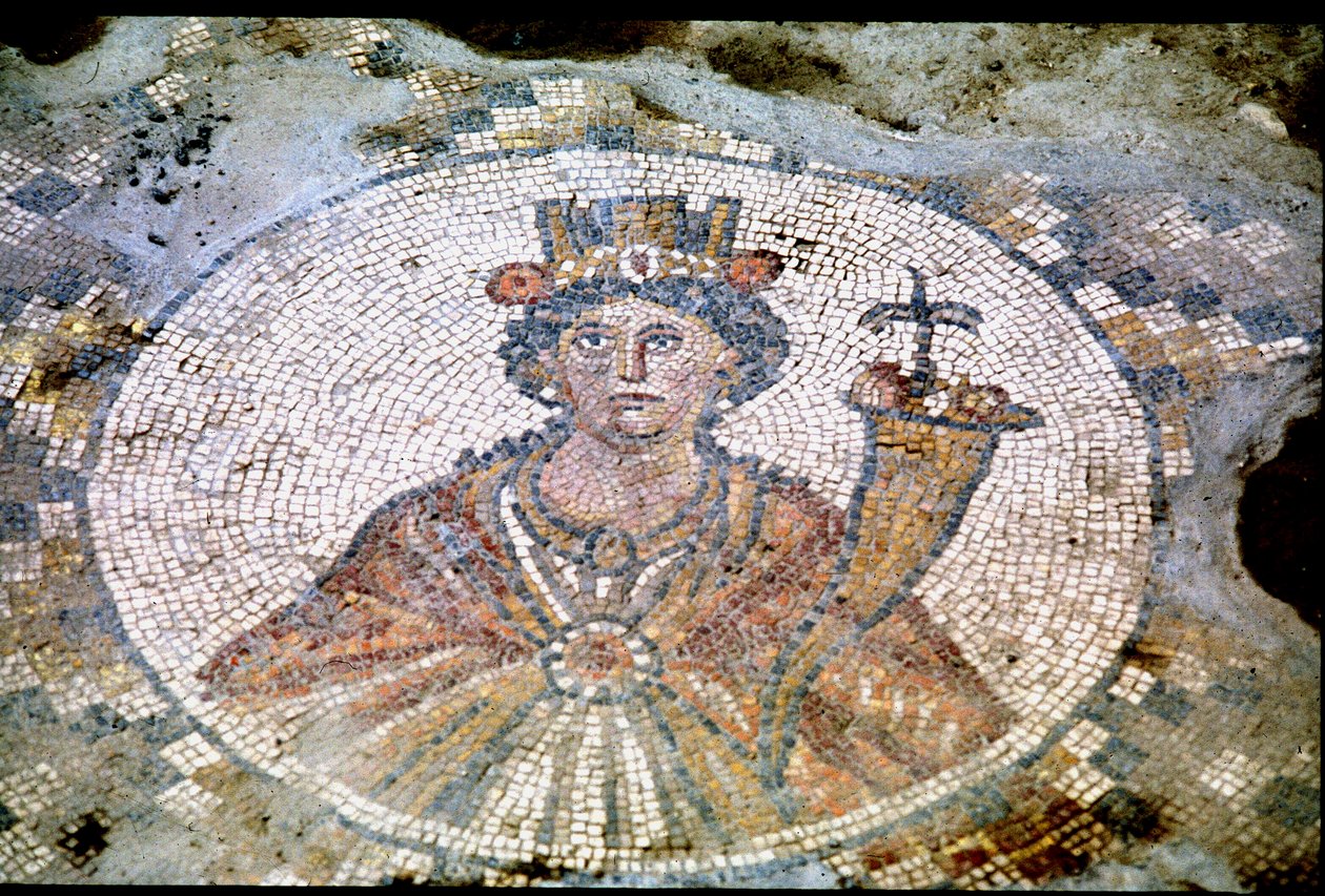 Tykhen muotokuva (mosaiikki) tekijältä Roman