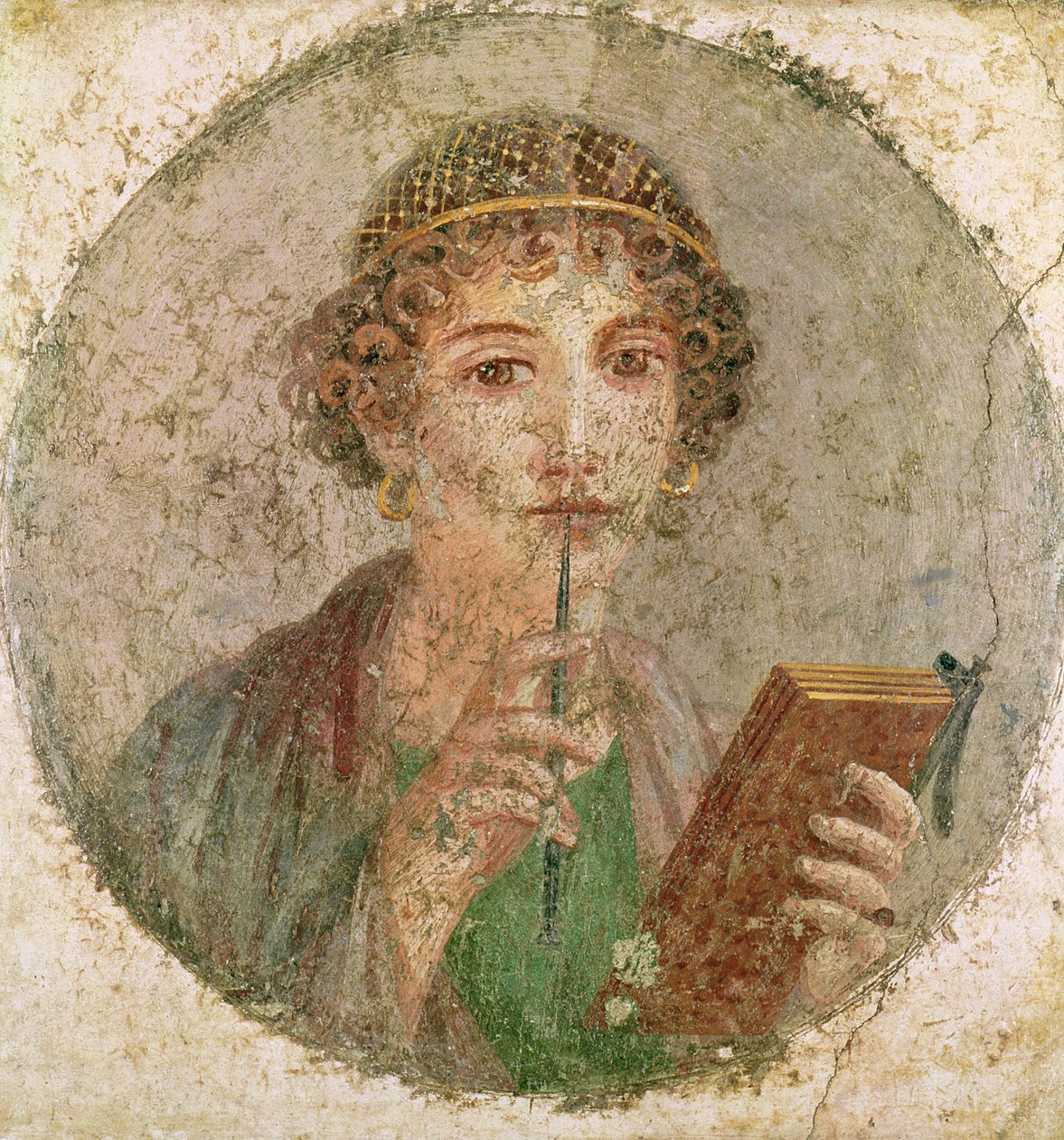 Nuoren tytön muotokuva Pompejista tekijältä Roman
