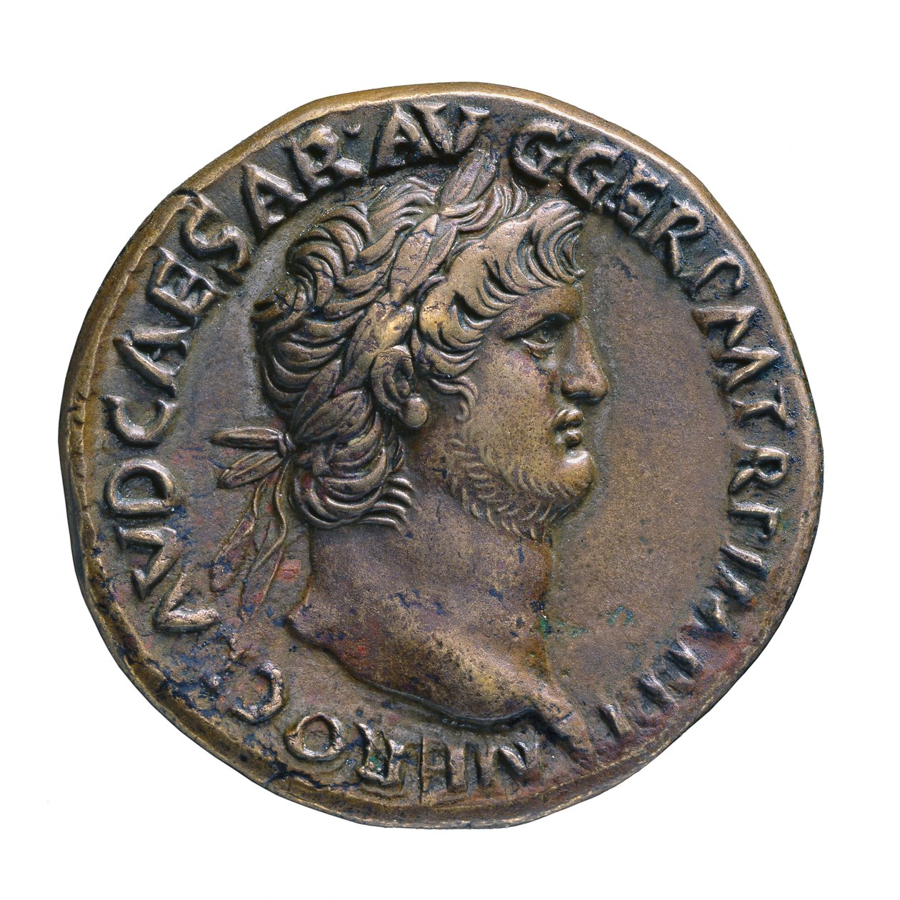 Rooman keisarillinen kolikko Roomasta, 65 jKr (orichalcum messinki) tekijältä Roman
