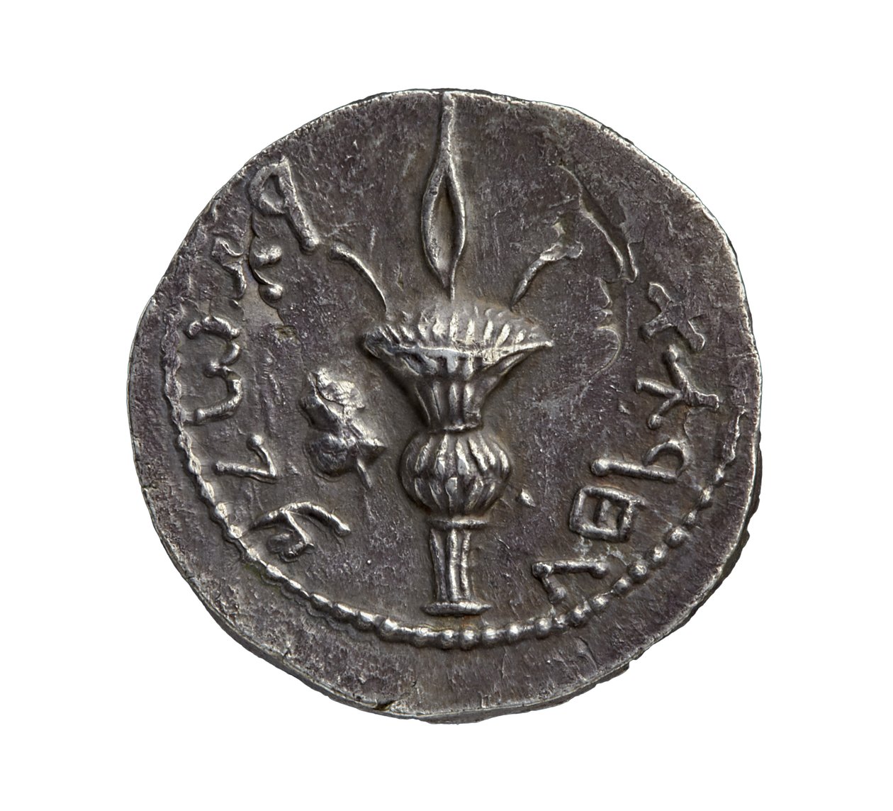 Roomalainen maakuntahopearaha Juudeasta, 132 jKr (hopea) tekijältä Roman