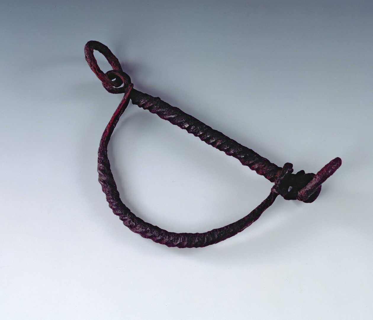 Snaffle bit, roomalaiselta paikkakunnalta Newstead, Melrose, AD 80-100 (rauta) tekijältä Roman
