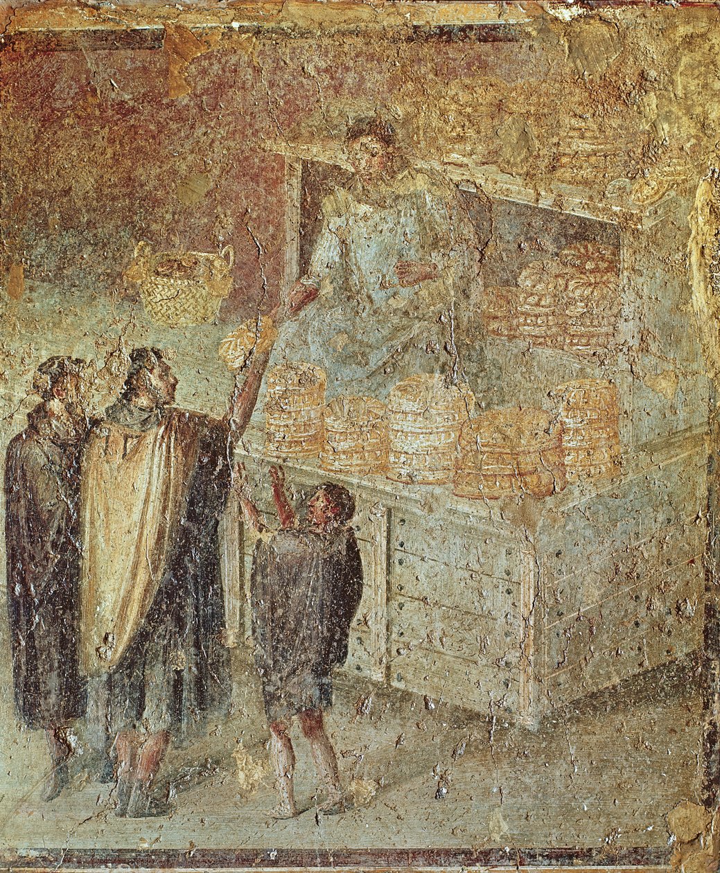 Leipurikauppa, Pompejin Casa del Panettiere (Leipurin talo) tekijältä Roman