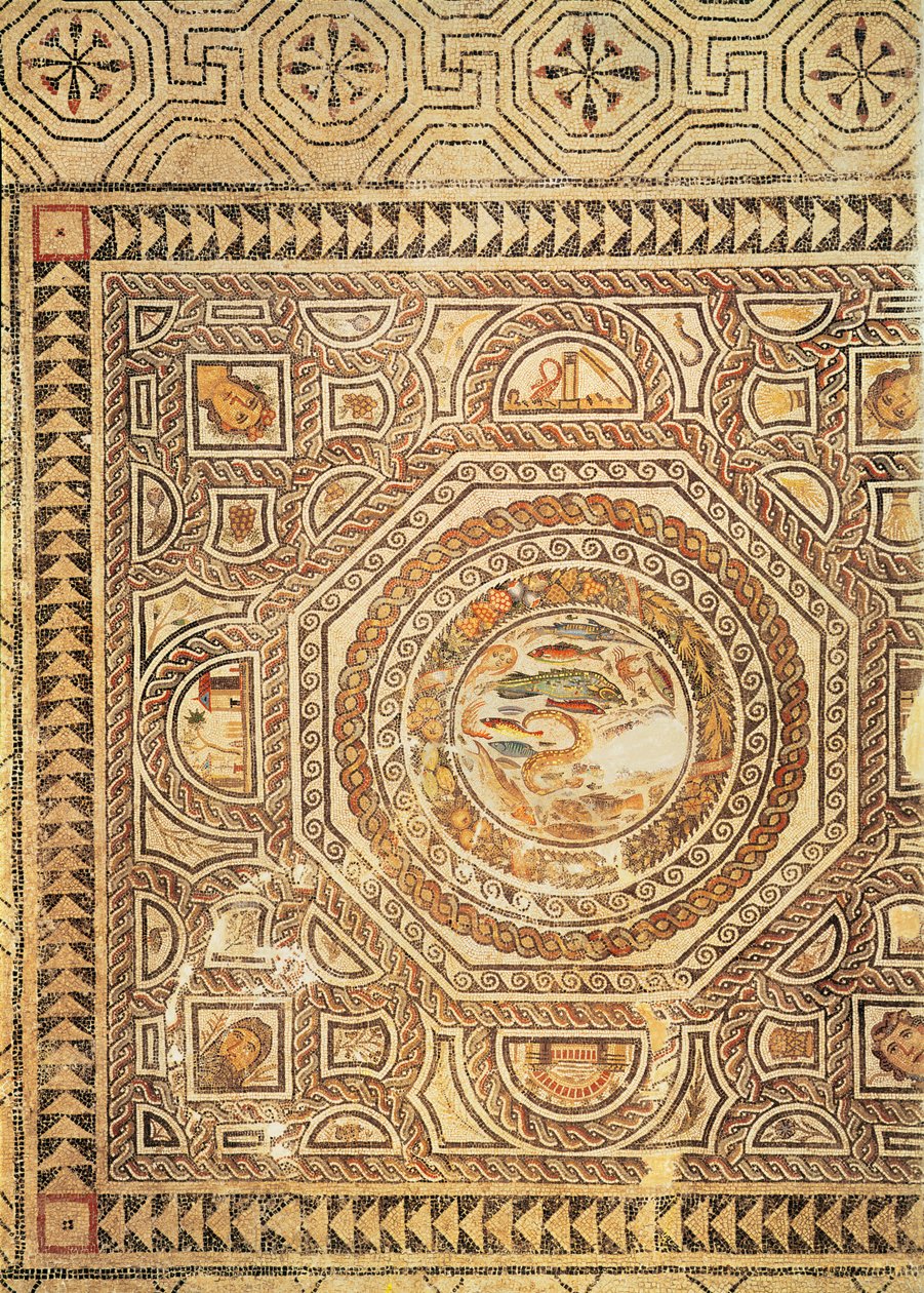 Neljä vuodenaikaa, Vega Baja (mosaiikki) tekijältä Roman