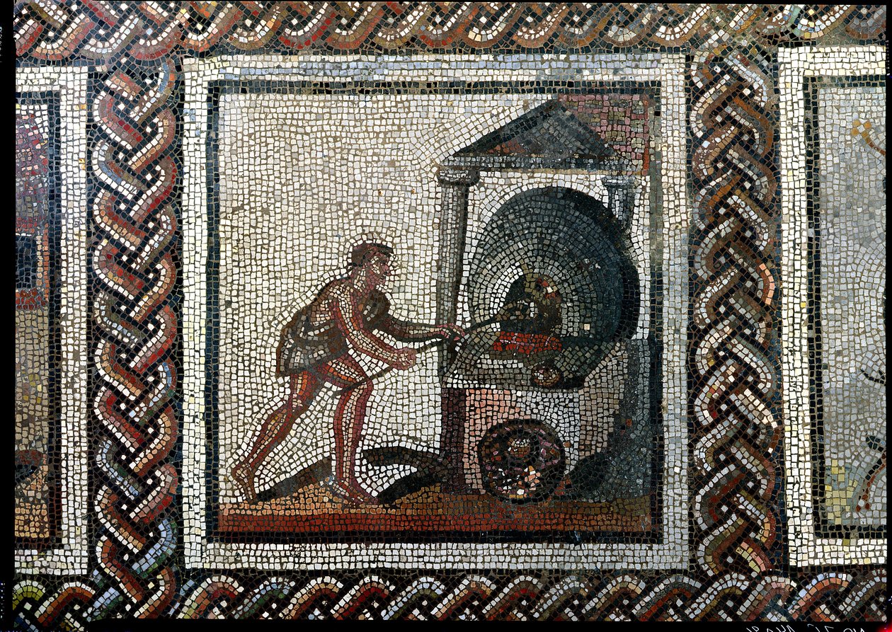 Uuni, Saint-Romain-en-Gal (mosaiikki) tekijältä Roman