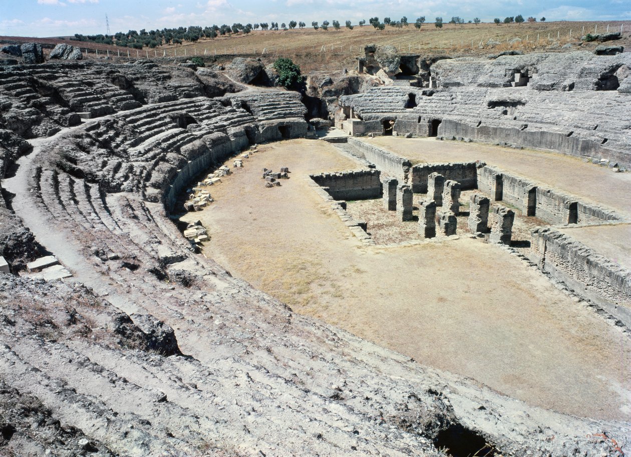 Näkymä amfiteatteriin tekijältä Roman