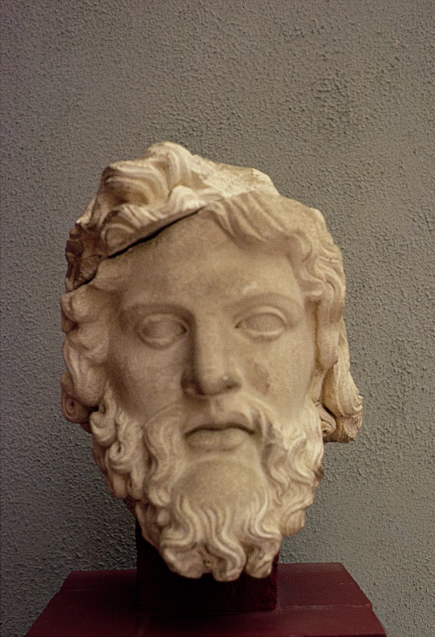 Zeus, 69-96 jKr (marmori) tekijältä Roman
