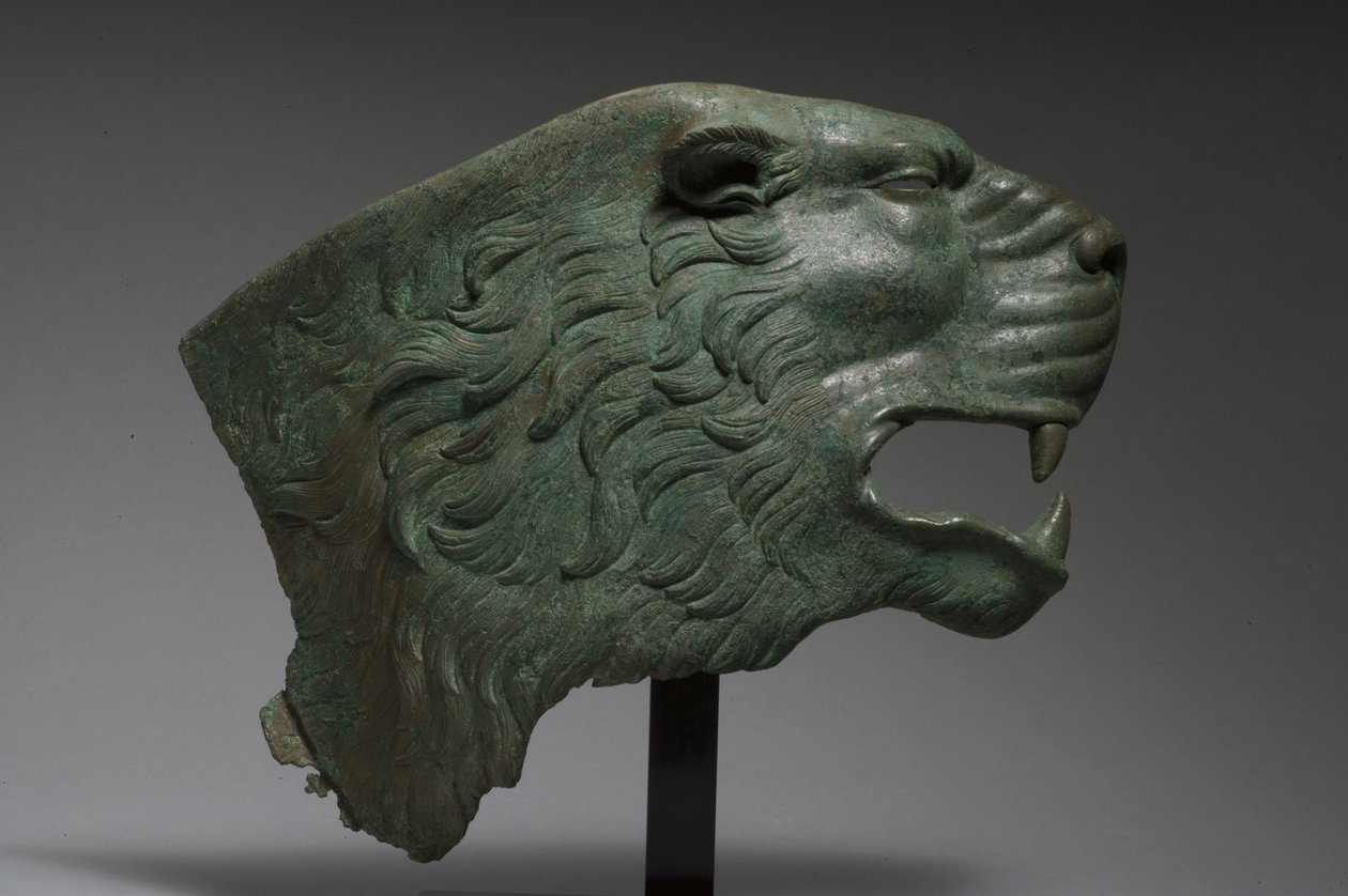 Leijonanahka (pronssi) tekijältä Roman Imperial Period
