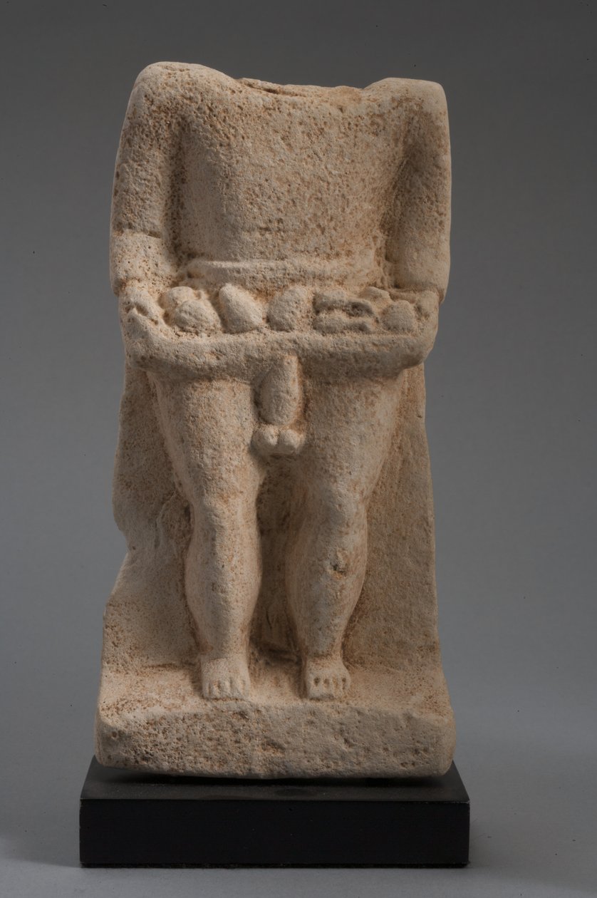 roomalais-brittiläinen priapic-hahmo (kalkkikivi) tekijältä Roman Imperial Period