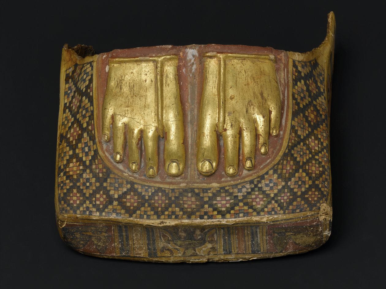 Muumion jalkalaukku (kullattu ja maalattu pahvilaatikko) tekijältä Roman Period Egyptian
