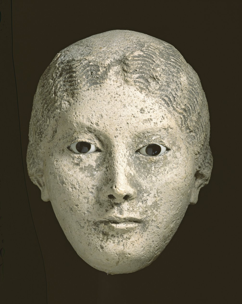 Malli naisen päästä, 2. tai 3. vuosisadalla jKr (kipsi) (ks. myös 270972-974) tekijältä Roman Period Egyptian