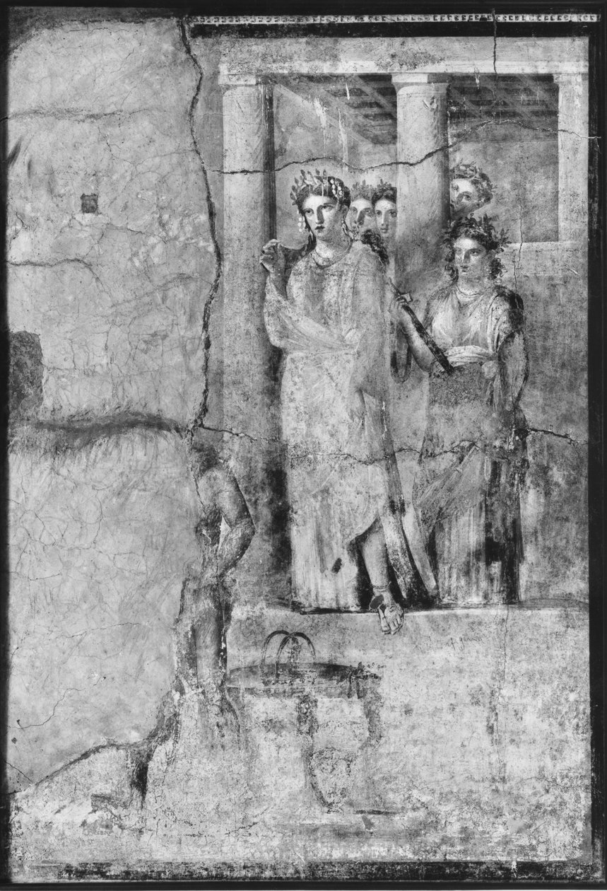 Iphigenia in Tauris, Pompejista, noin 15 eKr.-50 jKr (katso myös yksityiskohta 242788) tekijältä Roman Roman