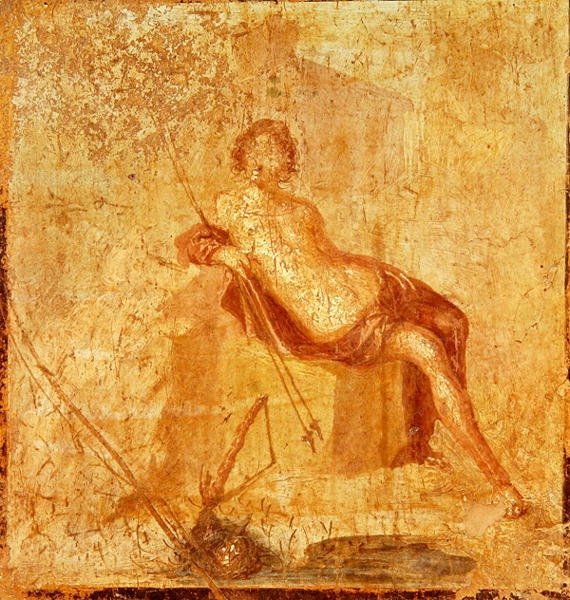 Narcissus, Pompejista, 1. vuosisadalta eKr. - 79 jKr tekijältä Roman Roman