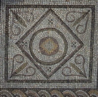 Roomalainen mosaiikki lämpökylpylästä (mosaiikki) tekijältä Roman Roman
