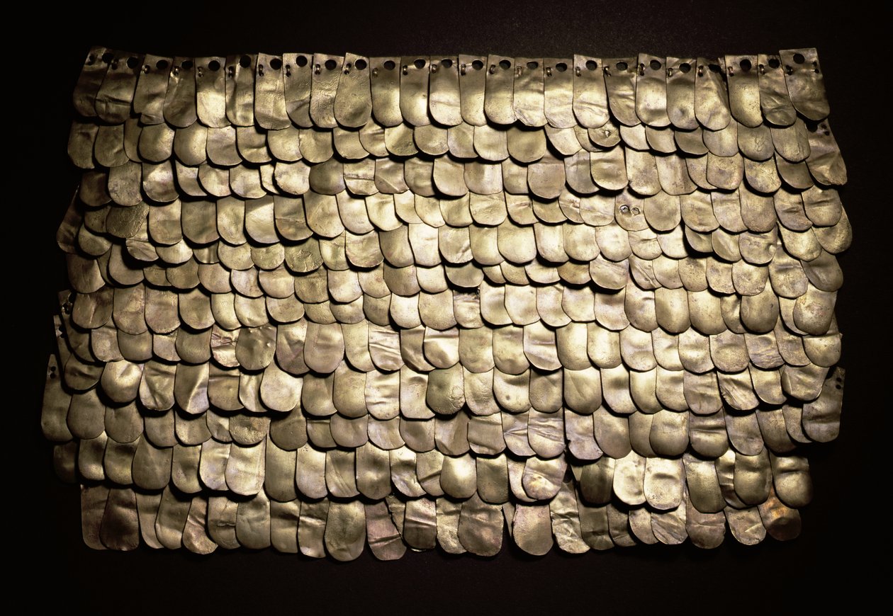 Skaalahaarniska, roomalaisesta paikasta Newsteadissa, Melrosessa (kupariseos) tekijältä Roman Roman