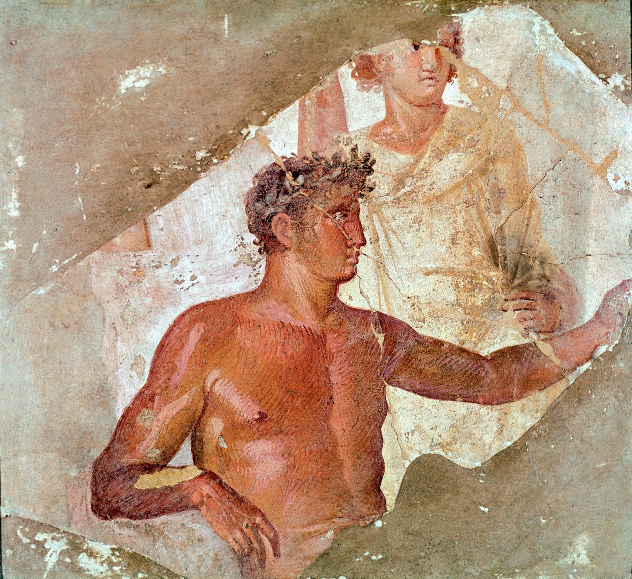 Sankari tai jumala (fresko tekijältä Roman