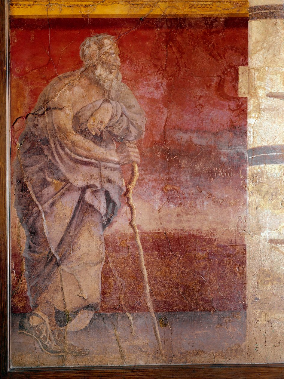 Filosofi, yksityiskohta (fresko tekijältä Roman