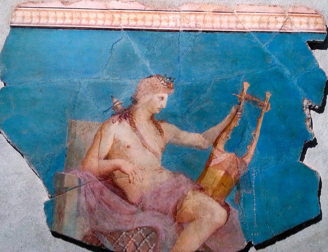 Apollon soittaa lyraa tai sitharia, Rooma tekijältä Roman