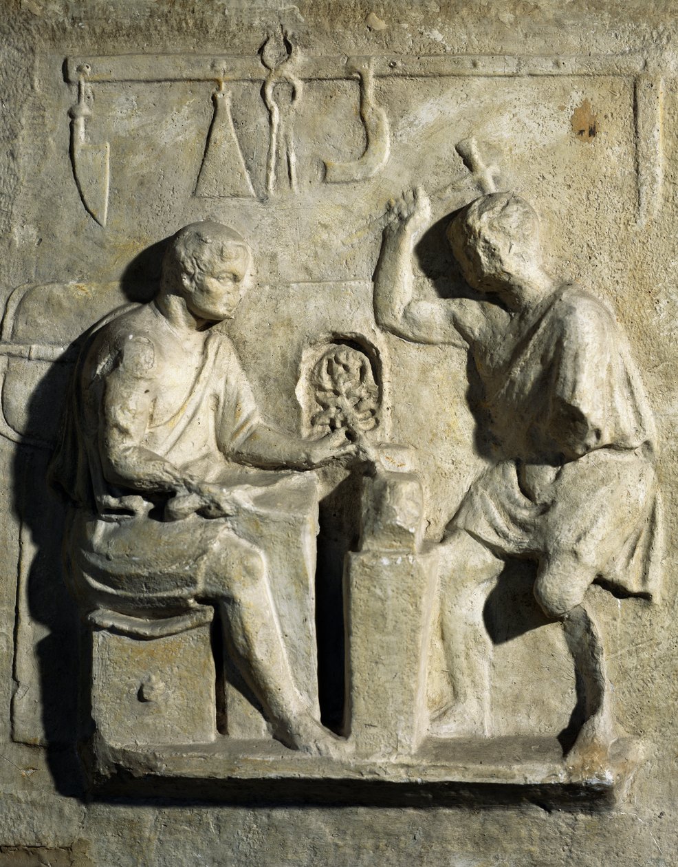 Sepät, bareljeef, roomalainen sivilisaatio, 2. vuosisata tekijältä Roman