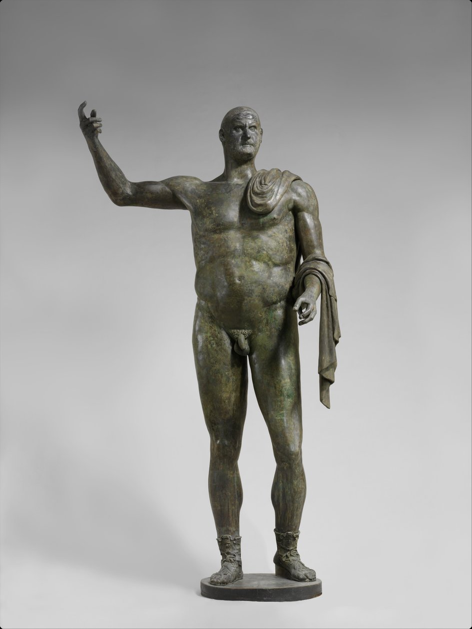 Keisari Trebonianus Galluksen pronssinen patsas, 251–253 jKr (pronssi) tekijältä Roman